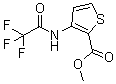 structure of CAS# 79128-68-0, 3-(2,2,2-三氟乙酰基氨基)噻吩-2-羧酸甲酯