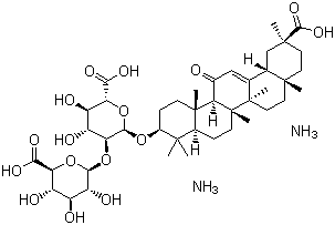 structure of CAS# 79165-06-3, 甘草酸二铵