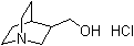 CAS # 79221-75-3, 3-(Hydroxymethyl)quinuclidine hydrochloride, 1-Azabicyclo[2.2.2]octane-3-methanol hydrochloride