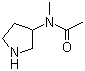 CAS 登录号：79286-87-6, 3-(乙酰基甲基氨基)吡咯烷