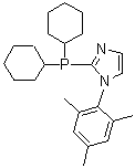 structure of CAS# 794527-14-3, 2-(二环己基膦基)-1-间三甲基苯基-1H-咪唑