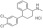 structure of CAS# 79617-99-5, Sertraline hydrochloride