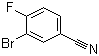 structure of CAS# 79630-23-2, 3-溴-4-氟苯甲腈