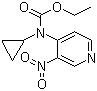 structure of CAS# 797032-05-4, Ethyl 3-nitropyridin-4-yl(cyclopropyl)carbamate