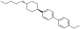 CAS # 79709-85-6, trans-4-Ethyl-4'-(4-pentylcyclohexyl)-1,1'-biphenyl, BCH-52