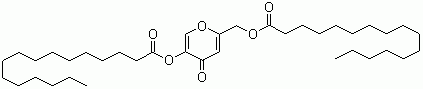 CAS # 79725-98-7, Kojic acid dipalmitate, 2-Palmitoyloxymethyl-5-palmitoyloxy-pyrone, 2-Palmitoyloxymethyl-5-palmitoyloxy-gamma-pyrone