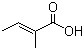 structure of CAS# 80-59-1, Tiglic acid