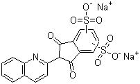 喹啉黄分子结构 (CAS 8004-92-0)