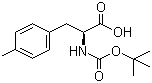 structure of CAS# 80102-26-7, Boc-L-4-甲基苯丙氨酸