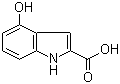 structure of CAS# 80129-52-8, 4-羟基吲哚-2-甲酸
