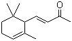 CAS 登录号：8013-90-9, 紫罗兰酮, 4-(2,6,6-三甲基-2-环辛烯-1-基)-3-丁烯-2-酮