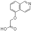 structure of CAS# 80278-25-7, 5-异喹啉基氧基乙酸