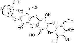 CAS # 80325-59-3, O-beta-D-Glucopyranosyl-(1→4)-O-beta-D-glucopyranosyl-(1→4)-O-beta-D-glucopyranosyl-(1→4)-1,6-anhydro-beta-D-glucopyranose