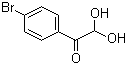 structure of CAS# 80352-42-7, 4-溴苯基水合乙二醛