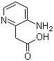 3-氨基-2-吡啶乙酸分子结构 (CAS 80352-63-2)