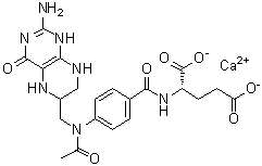 CAS 登录号：80402-40-0, N-[4-[乙酰基[(2-氨基-1,4,5,6,7,8-六氢-4-氧代-6-蝶啶基)甲基]氨基]苯甲酰基]-L-谷氨酸钙盐