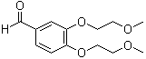 structure of CAS# 80407-64-3, 3,4-二(2-甲氧基乙氧基)苯甲醛