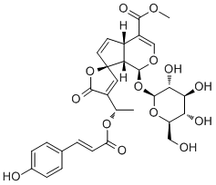 structure of CAS# 80416-52-0, 13-O-对香豆酰鸡蛋花甙