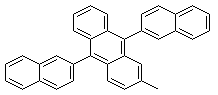 structure of CAS# 804560-00-7, 2-Methyl-9,10-bis(naphthalen-2-yl)anthracene