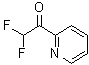 2,2-二氟-1-(2-吡啶基)乙酮分子结构 (CAS 80459-00-3)