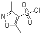 structure of CAS# 80466-79-1, 3,5-Dimethylisoxazole-4-sulfonyl chloride