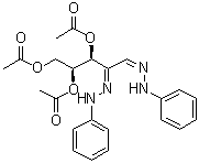 CAS 登录号：80496-85-1, L-苏式-戊-2-酮糖二(苯基腙) 3,4,5-三乙酸酯