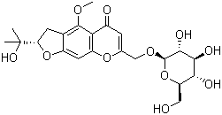 structure of CAS# 80681-45-4, 升麻素苷