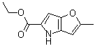 structure of CAS# 80709-78-0, 2-甲基-4H-呋喃并[3,2-b]吡咯-5-羧酸乙酯