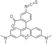 structure of CAS# 80724-19-2, 四甲基罗丹明-5-异硫氰酸酯