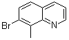 structure of CAS# 809248-61-1, 7-溴-8-甲基喹啉