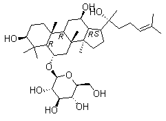 CAS 登录号：80952-71-2, (20R)-人参皂苷 Rh1