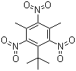 CAS # 81-15-2, Musk xylene, 2,4,6-Trinitro-1,3-dimethyl-5-tert-butylbenzene, 2,4,6-Trinitro-5-tert-butyl-1,3-xylene, 5-tert-Butyl-2,4,6-trinitro-m-xylene