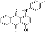 CAS 登录号：81-48-1 (12217-81-1), 溶剂紫 13, 1-羟基-4-(对甲苯胺基)-蒽醌, 分散蓝 72, 溶剂蓝 90