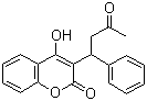 CAS # 81-81-2, Warfarin, 4-Hydroxy-3-(3-oxo-1-phenylbutyl)coumarin, 3-(1'-Phenyl-2'-acetylethyl)-4-hydroxycoumarin