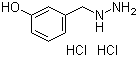 structure of CAS# 81012-99-9, 3-Hydroxybenzylhydrazine dihydrochloride