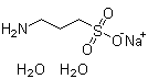 CAS 登录号：81028-90-2, 3-氨基-1-丙烷磺酸单钠盐二水合物