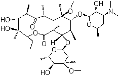 structure of CAS# 81103-11-9, Clarithromycin