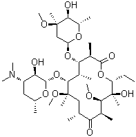 CAS 登录号：81103-14-2, 11-O-甲基克拉霉素