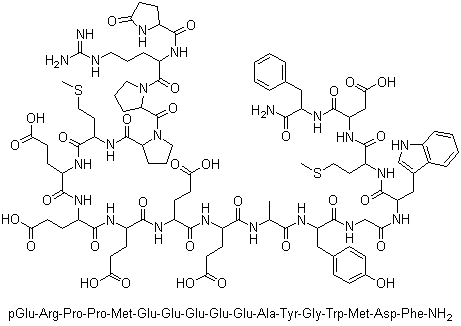 structure of CAS# 81123-06-0, 鼠胃泌素
