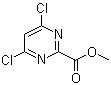 structure of CAS# 811450-22-3, 4,6-二氯-2-嘧啶羧酸甲酯