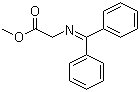 structure of CAS# 81167-39-7, N-(二苯基亚甲基)甘氨酸甲酯