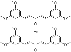 structure of CAS# 811862-77-8, Bis(3,5,3',5'-dimethoxydibenzylideneacetone)palladium