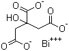 structure of CAS# 813-93-4, Bismuth citrate