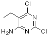 CAS 登录号：81316-68-9, 2,6-二氯-5-乙基-4-嘧啶胺