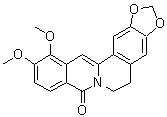 CAS # 81397-08-2, 5,6-Dihydro-11,12-dimethoxy-8H-benzo[g]-1,3-benzodioxolo[5,6-a]quinolizin-8-one