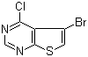 structure of CAS# 814918-95-1, 5-溴-4-氯噻吩并[2,3-d]嘧啶