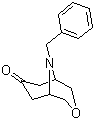 structure of CAS# 81514-40-1, 9-苄基-3-氧杂-9-氮杂双环[3.3.1]壬-7-酮