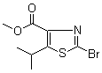structure of CAS# 81569-28-0, 2-溴-5-异丙基-1,3-噻唑-4-羧酸甲酯