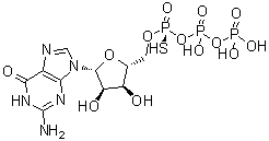 CAS # 81570-50-5, Guanosine, 5'→P''-ester with [P''(R)]-thiotriphosphoric acid