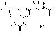 CAS 登录号：81732-46-9, 盐酸班部特罗, 1-[双-(3',5'-N,N-二甲氨甲酰氧基)苯基]-2-N-叔丁基氨基乙醇盐酸盐